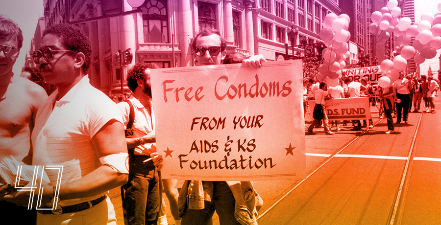 SFAF historical image - free condoms