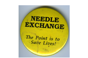 Needle exchange pin