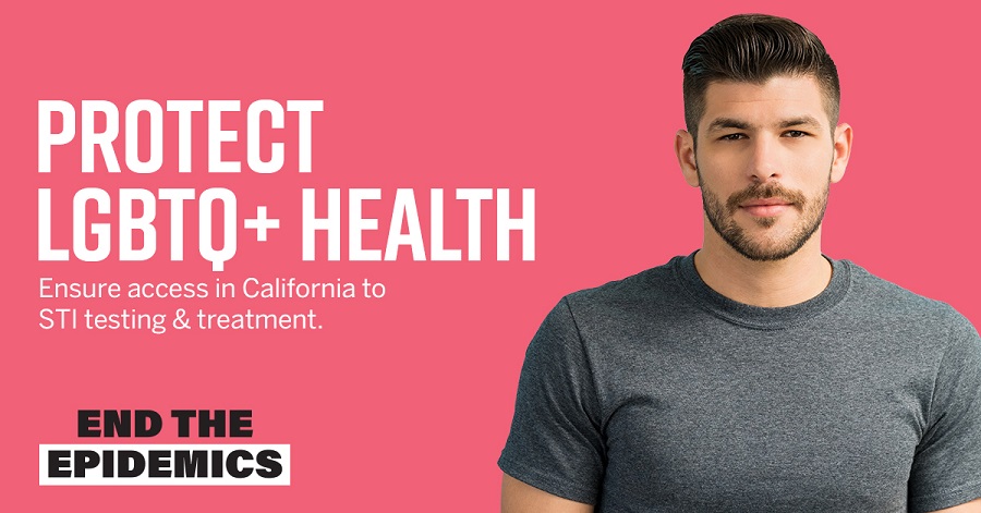 Protect LGBTQ+ Health. Ensure access in California to STI testing & treatment.