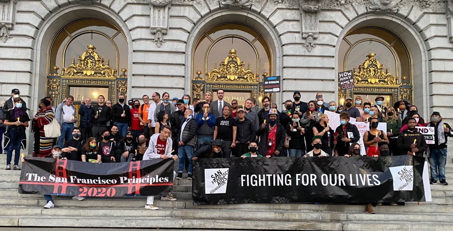 SF City Hall Rally