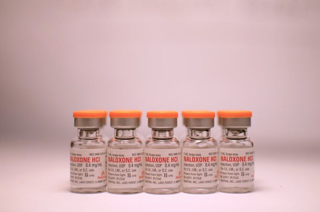 Narcan/Naloxone bottles 