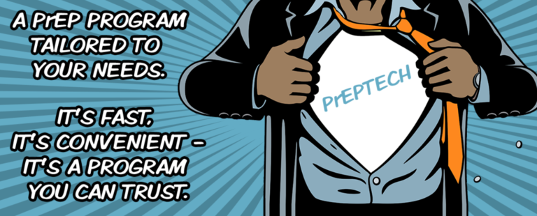 illustration of prep super hero