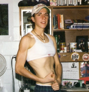 Picture of Ryan wearing a sports bra