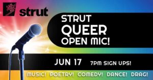 Strut Queer Open Mic – Hosted by Cynthia in Public & Matthew Beld