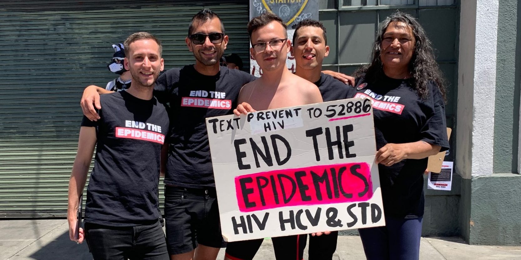 HAN activists attend Dore Alley Fair to advocate for End the Epidemics