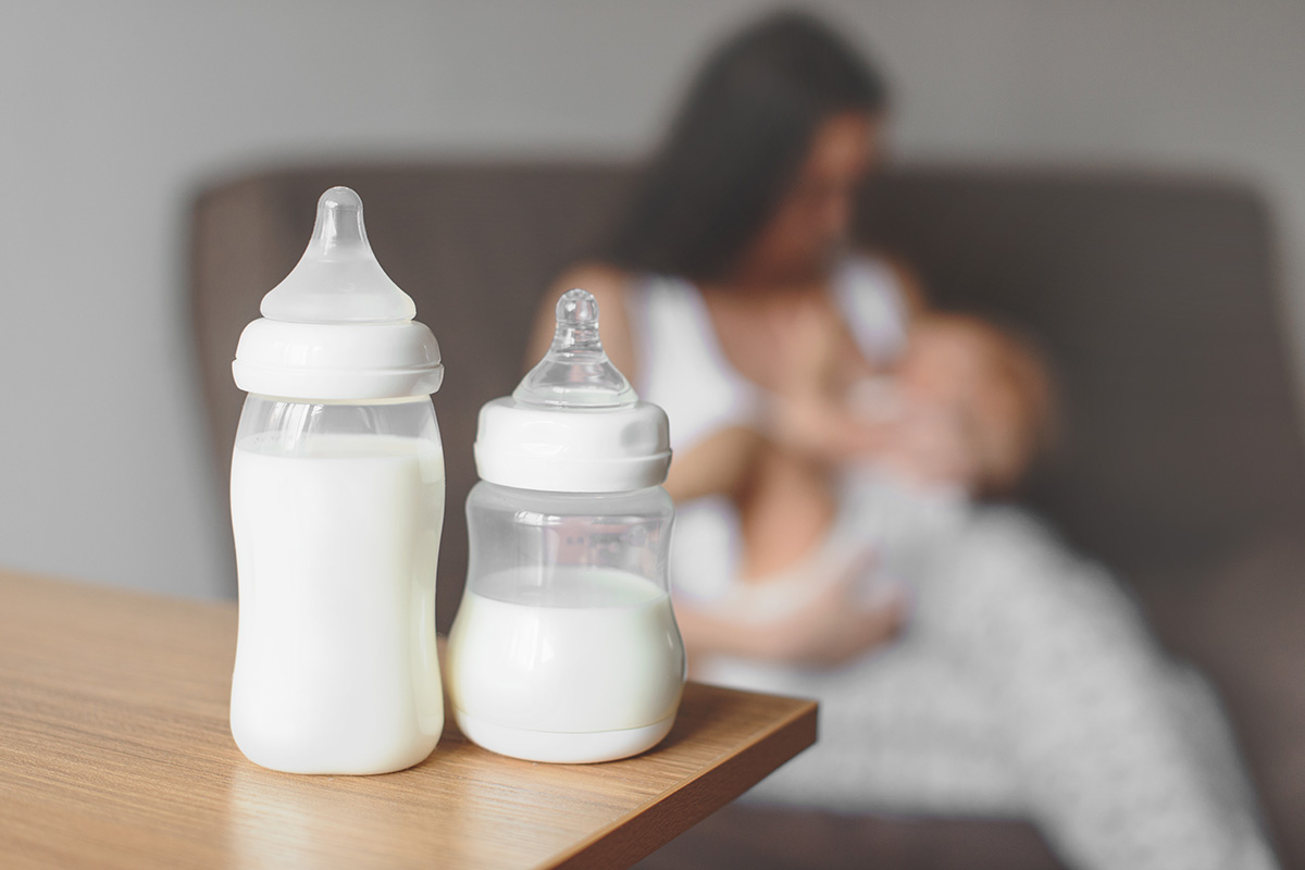 Is it ok to breastfeed best sale and formula