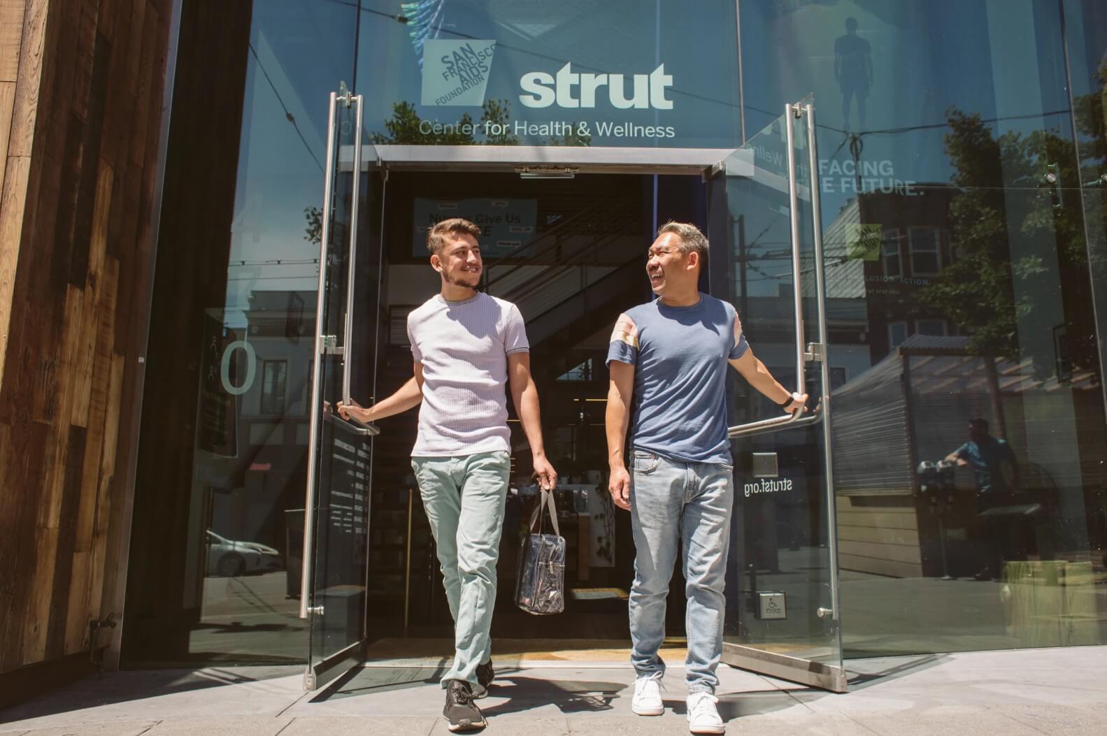 The Strut storefront on Castro Street in San Francisco.