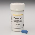 Truvada pill and bottle